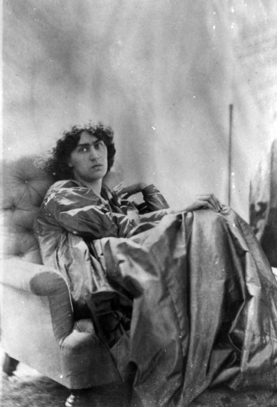 Jane Morris, posed by Dante Gabriel Rossetti, 1865 by John R. Parsons